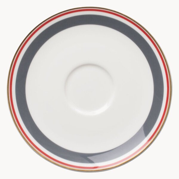 Set di 6 piattini in Fine Bone China Capri