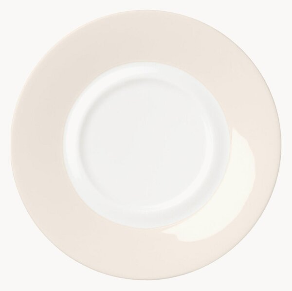 Set di 6 piattini in Fine Bone China Pastel