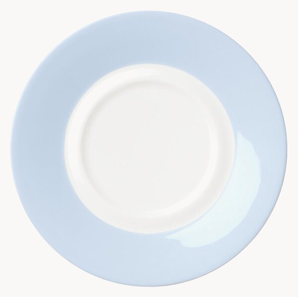 Set di 6 piattini in Fine Bone China Pastel