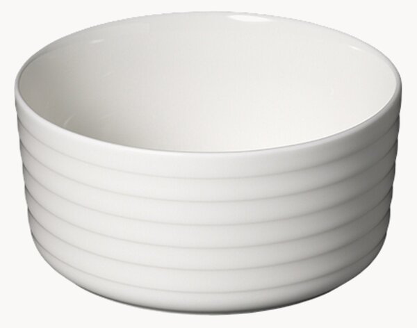 Set di 6 ciotole piccole in Fine Bone China Relief