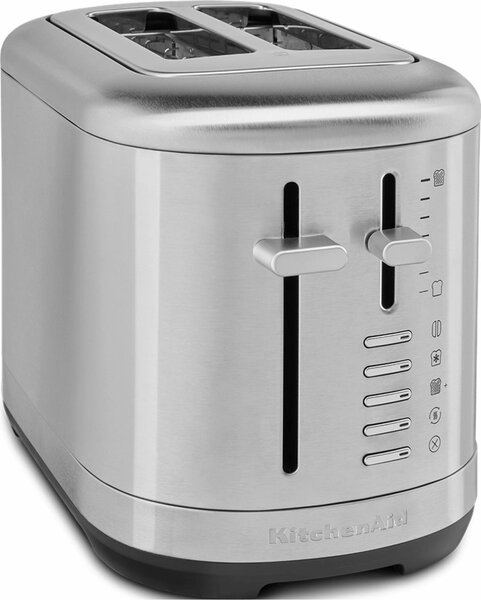 KITCHENAID Tostapane 2 Fette Potenza 980 Watt con 7 Livelli di Doratura colore Acciaio Inox - 5KMT2109ESX