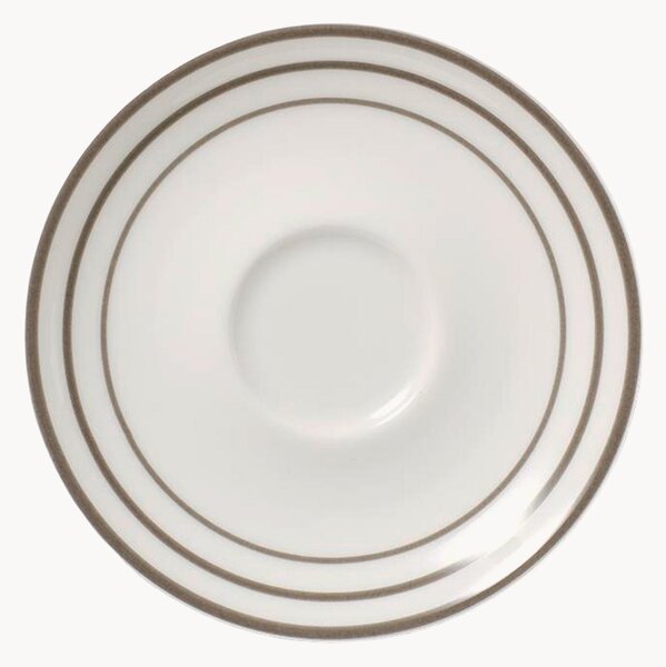 Set di 6 piattini in Fine Bone China Metropolitan