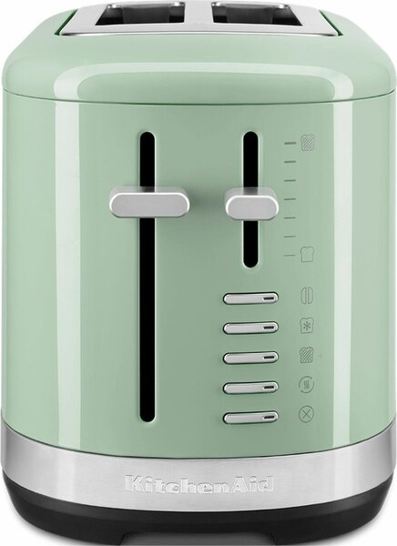 KITCHENAID Tostapane 2 Fette Potenza 980 Watt con 7 Livelli di Doratura colore Verde - 5KMT2109EPT