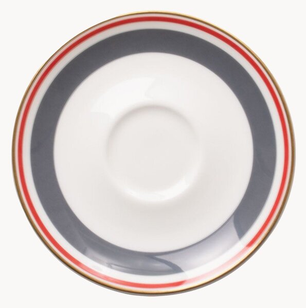 Set di 6 piattini in Fine Bone China Capri