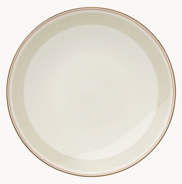 Set di 6 piatti da dessert in Fine Bone China Capri