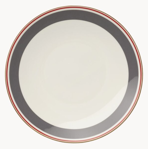 Set di 6 piatti da dessert in Fine Bone China Capri