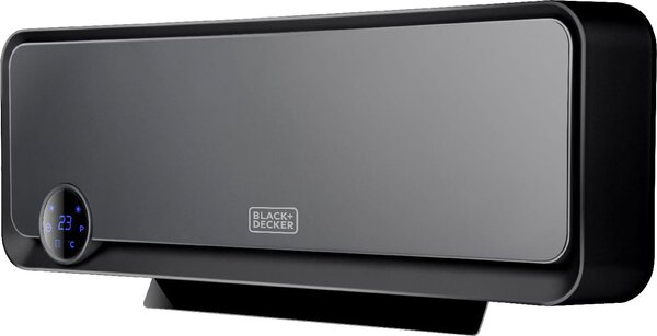 Black & Decker Termoventilatore da parete Ceramico Stufa Elettrica Potenza 2000 Watt con Telecomando Timer e Termostato - BXWSH 2000E