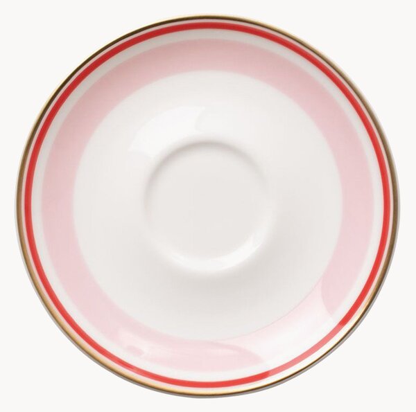 Set di 6 piattini in Fine Bone China Capri