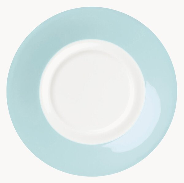 Set di 6 piattini in Fine Bone China Pastel