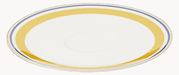 Set di 6 piattini in Fine Bone China Capri