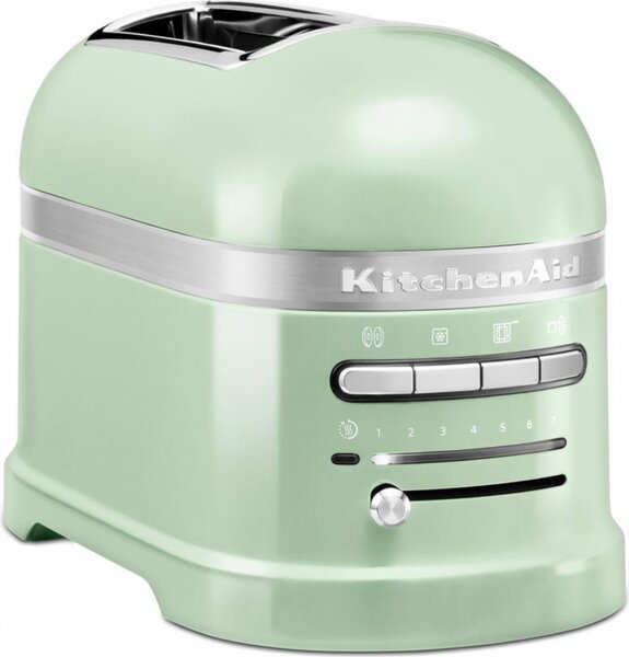 KITCHENAID Tostapane con Pinze 2 Fette Potenza 1250 Watt con 7 Livelli di Doratura colore Verde - 5KMT2204EPT