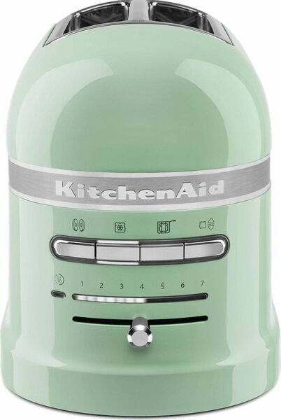KITCHENAID Tostapane con Pinze 2 Fette Potenza 1250 Watt con 7 Livelli di Doratura colore Verde - 5KMT2204EPT