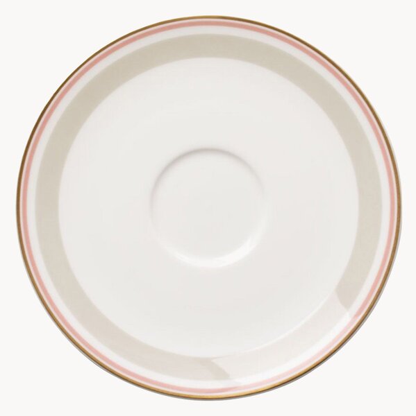 Set di 6 piattini in Fine Bone China Capri