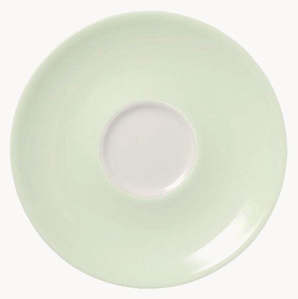 Set di 6 piattini in Fine Bone China Pastel