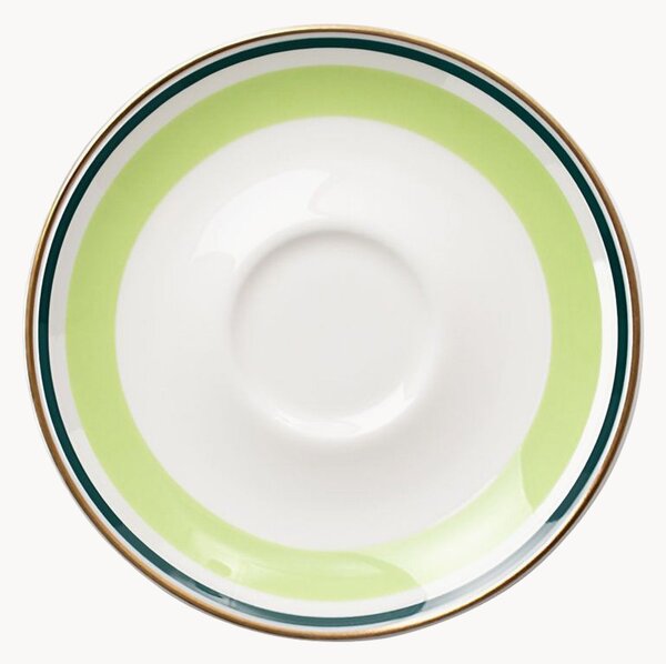 Set di 6 piattini in Fine Bone China Capri