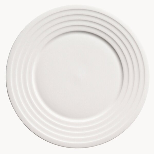 Set di 6 piatti da colazione in Fine Bone China Relief Fine Dining