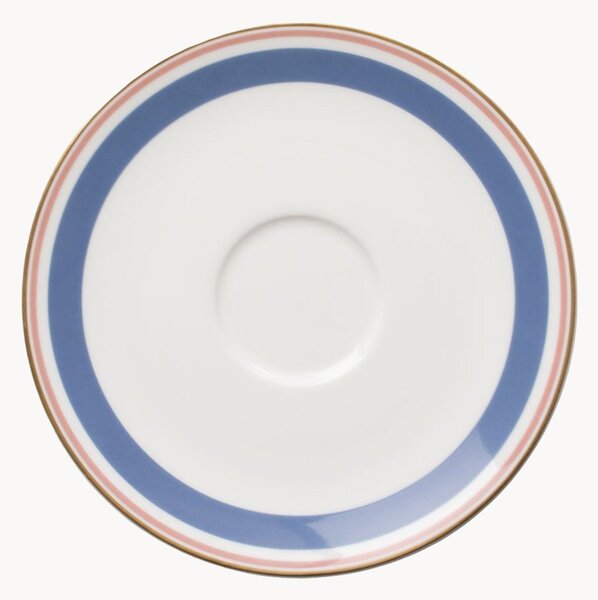 Set di 6 piattini in Fine Bone China Capri