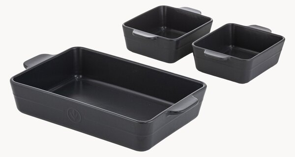 Set di 3 pirofile in porcellana Essentials