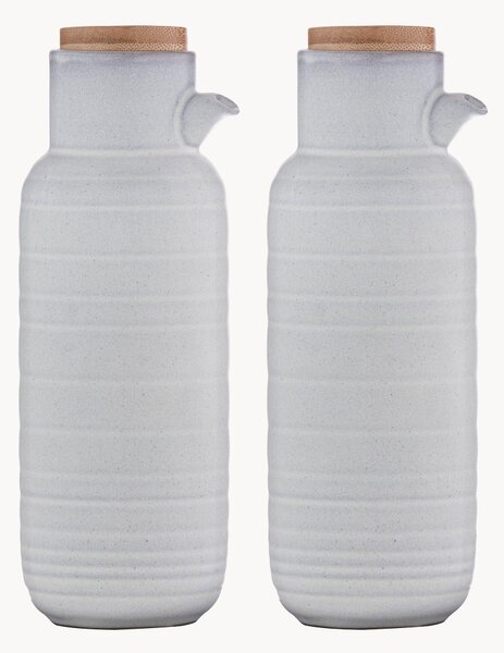 Set di 2 bottiglie aceto e olio Croft