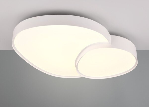 Plafoniera LED bianca 63,5x77 cm Rise - Trio