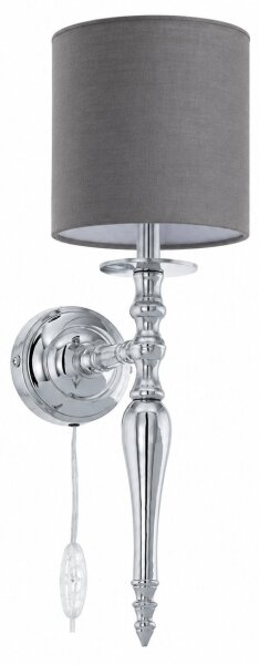 BRILAGI - Lampada da parete NUBILA 1xE27/60W/230V cromo lucido/antracite