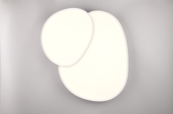 Plafoniera LED bianca 63,5x77 cm Rise - Trio