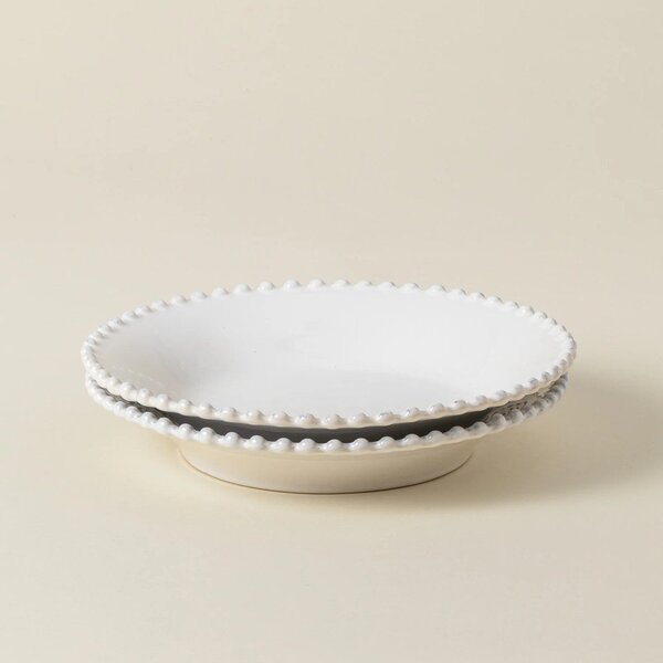 Piatto fondo in gres bianco , ⌀ 24 cm Pearl - Costa Nova