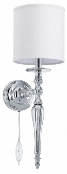 BRILAGI - Lampada da parete NUBILA 1xE27/60W/230V cromo lucido/bianco