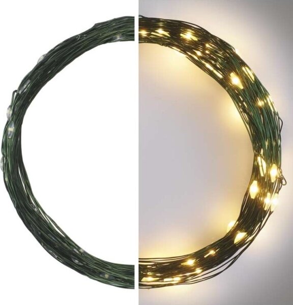 Catena LED da esterno natalizia 75xLED/12,5m IP44 bianco caldo