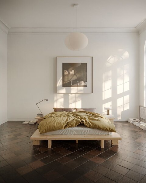 Comodino marrone in pino massiccio Japan – Karup Design