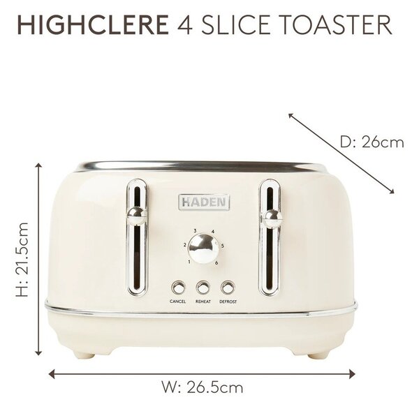 Tostapane color crema Highclere – Haden