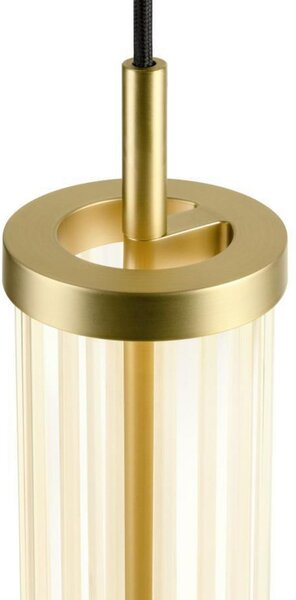 Lampada a sospensione SLV, Quimera, dimmerabile, Dorato / Ottone, Soggiorno, Alluminio