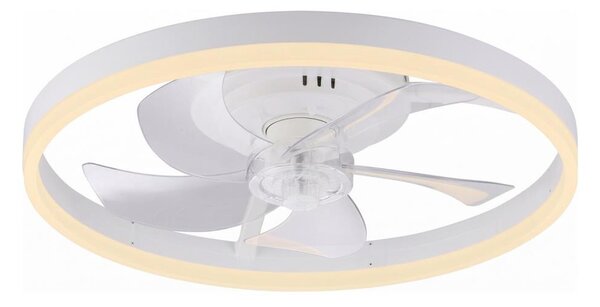 JUST LIGHT. 14624-16 - Ventilatore da soffitto LED con luce RITA LED/22W/230V + telecomando