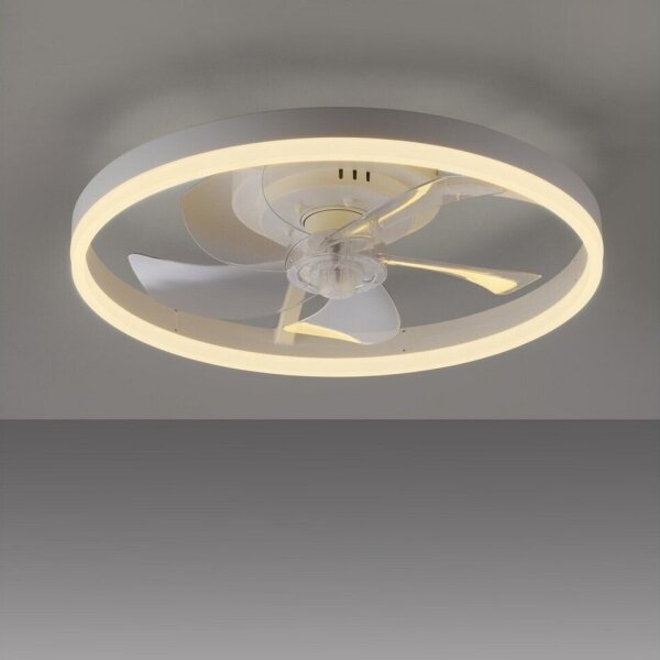 JUST LIGHT. 14624-16 - Ventilatore da soffitto LED con luce RITA LED/22W/230V + telecomando