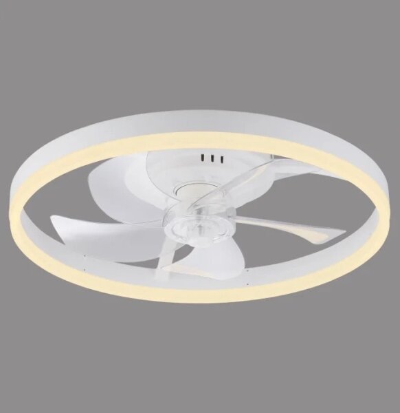 JUST LIGHT. 14624-16 - Ventilatore da soffitto LED con luce RITA LED/22W/230V + telecomando