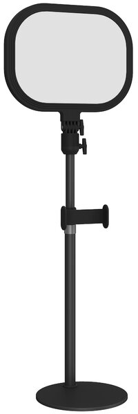 HOMCOM Lampada da Scrivania LED con Supporto per Telefono, 5 Colori di Luce e 10 Luminosità, Nero | Aosom Italy