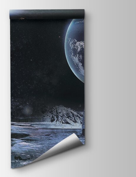 Carta da parati Astronauti sulla luna, Carta da parati design, Carta da parati popolare, u23243 - Tapeko.it