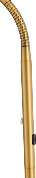Lampada da terra moderna bronzo con LED dimmerabile a 3 livelli ricaricabile - Waldorf