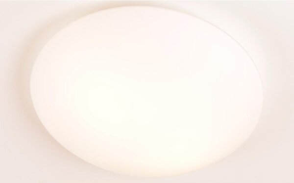 SOLE 40 CM PLAFONIERA VETRO BIANCO LATTE SATINATO DI ILLUMINANDO ECONOMICA