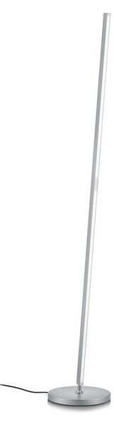 Knapstein Lampada da terra Fabia, dimmerabile, Alluminio / Grigio / Zincato, Soggiorno / Sala da pranzo, Alluminio, Moderno, Lampada da terra