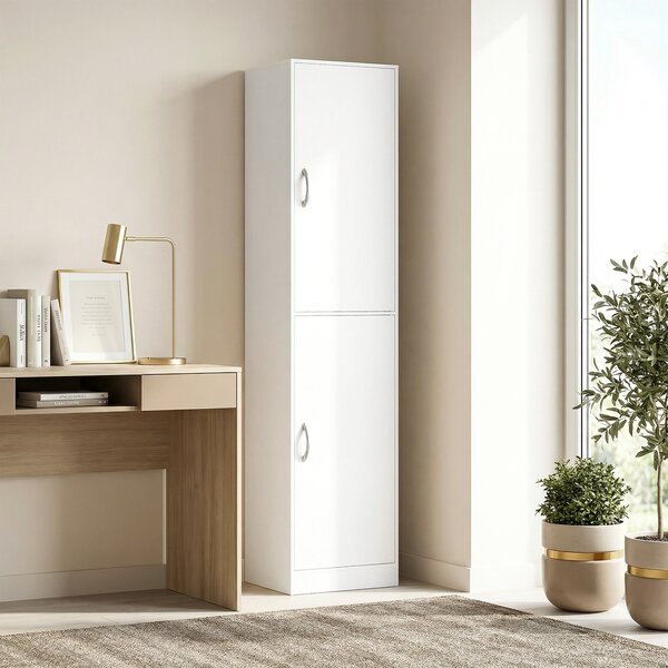 HOMCOM Libreria Alta 180 cm, moderna scaffalatura 5 ripiani regolabili per camera o studio. | Aosom Italy