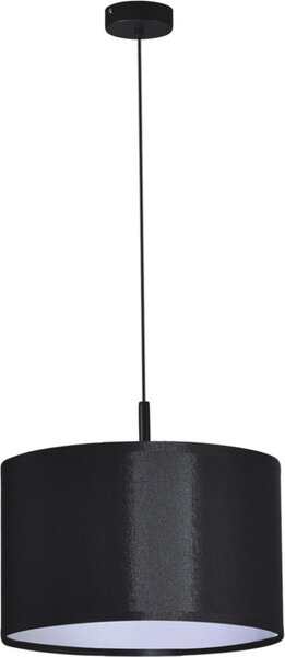 Lampada a sospensione SIMONE nera 1xE27x60W in tessuto, dimensioni: 90x40x40 cm, IP20, Kaja