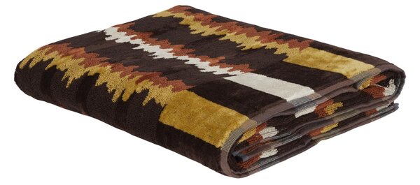 Telo Bagno In Acrilico Dralon Milos 95X150 Carrara Moderno Brown Caleffi