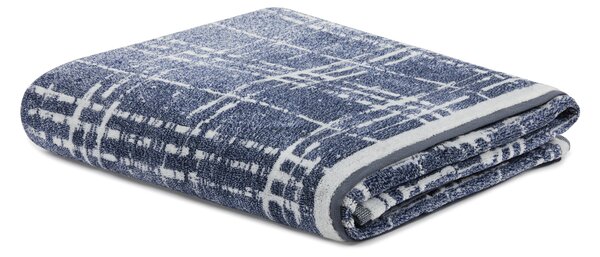 Telo Bagno In Acrilico Dralon Scratch 95X150 Trussardi Moderno Blue Caleffi