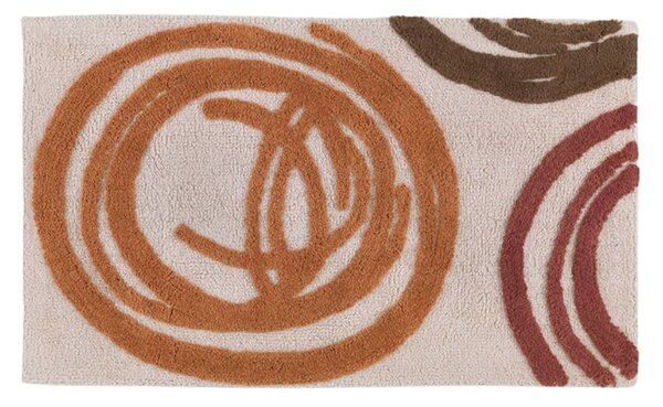 Tappeto D'arredo In Cotone Agadir 70X110 Carrara Moderno Brown Caleffi