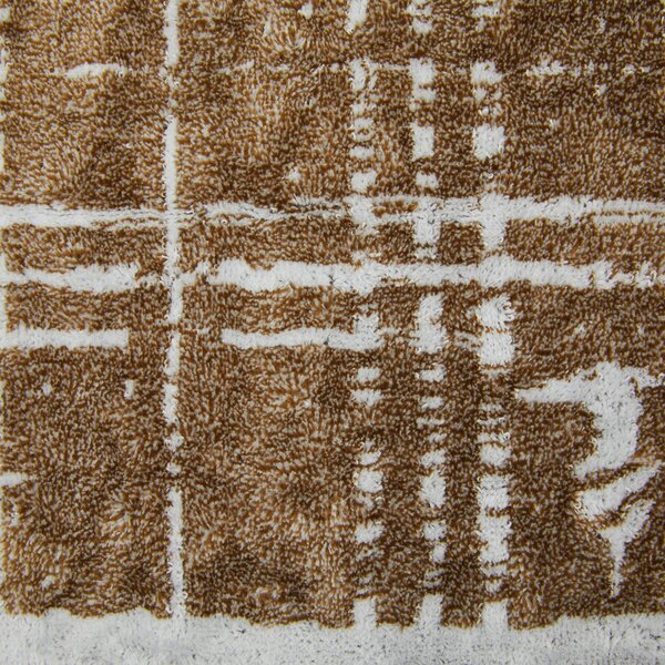 Asciugamano Con Ospite In Acrilico Dralon Scratch 40X60+60X100 Trussardi Moderno Brown Caleffi