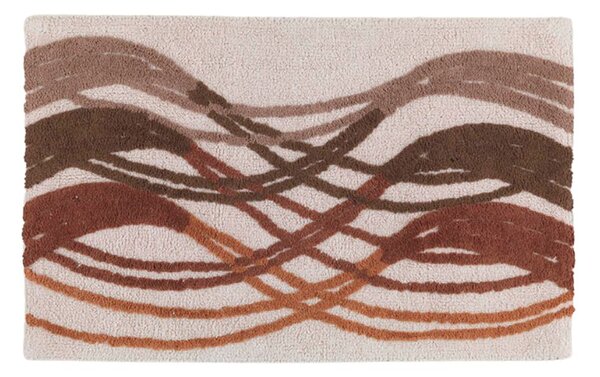 Tappeto D'arredo In Cotone Broadway 50x80 Carrara Moderno Brown Caleffi