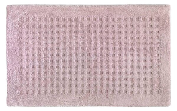 Tappeto D'arredo In Cotone Fiocco 50x80 Bellora Continuat. Moderno Rosa Caleffi