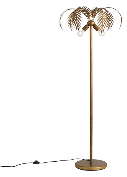 Lampada da terra vintage oro 156 cm 2 luci - Botanica