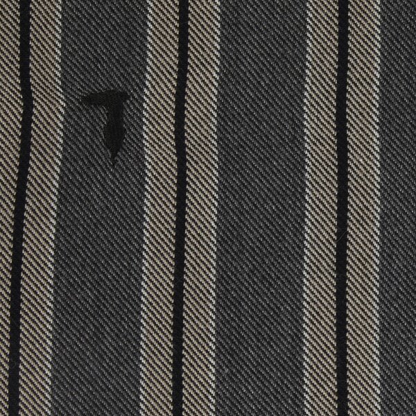 Telo Arredo Copridivano In Plaid Grandecor In Tinto In Filo Regimental 170x240 Trussardi Geometrico Grigio Caleffi